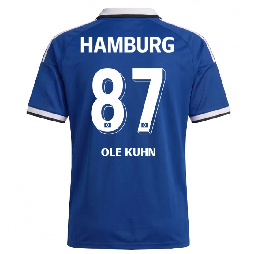 Danxen Herren Niklas Ole Kühn #87 Weiß Blau Auswärtstrikot Trikot 2026/27 T-Shirt Österreich