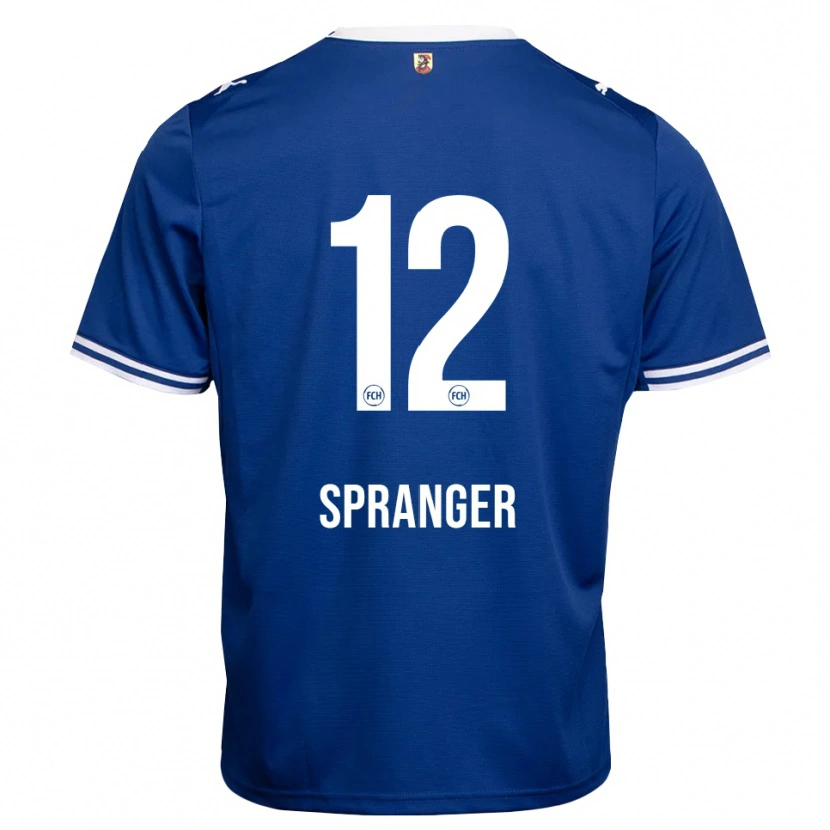Danxen Herren Luke Spranger #12 Königsblau Weiß Auswärtstrikot Trikot 2026/27 T-Shirt Österreich