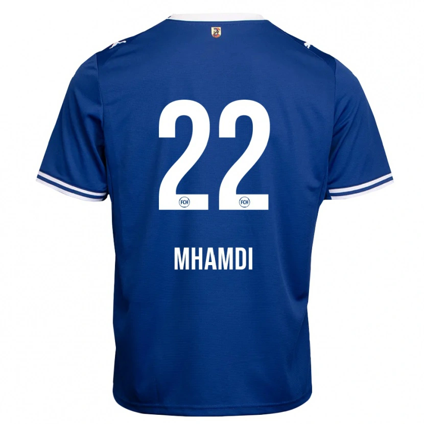 Danxen Herren Oualid Mhamdi #22 Königsblau Weiß Auswärtstrikot Trikot 2026/27 T-Shirt Österreich