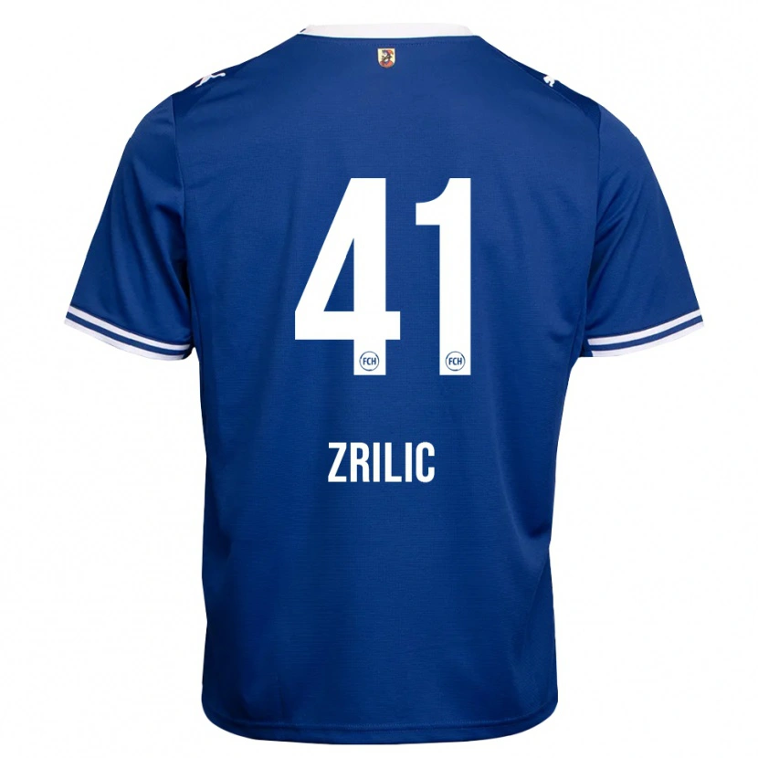 Danxen Herren Marko Zrilić #41 Königsblau Weiß Auswärtstrikot Trikot 2026/27 T-Shirt Österreich
