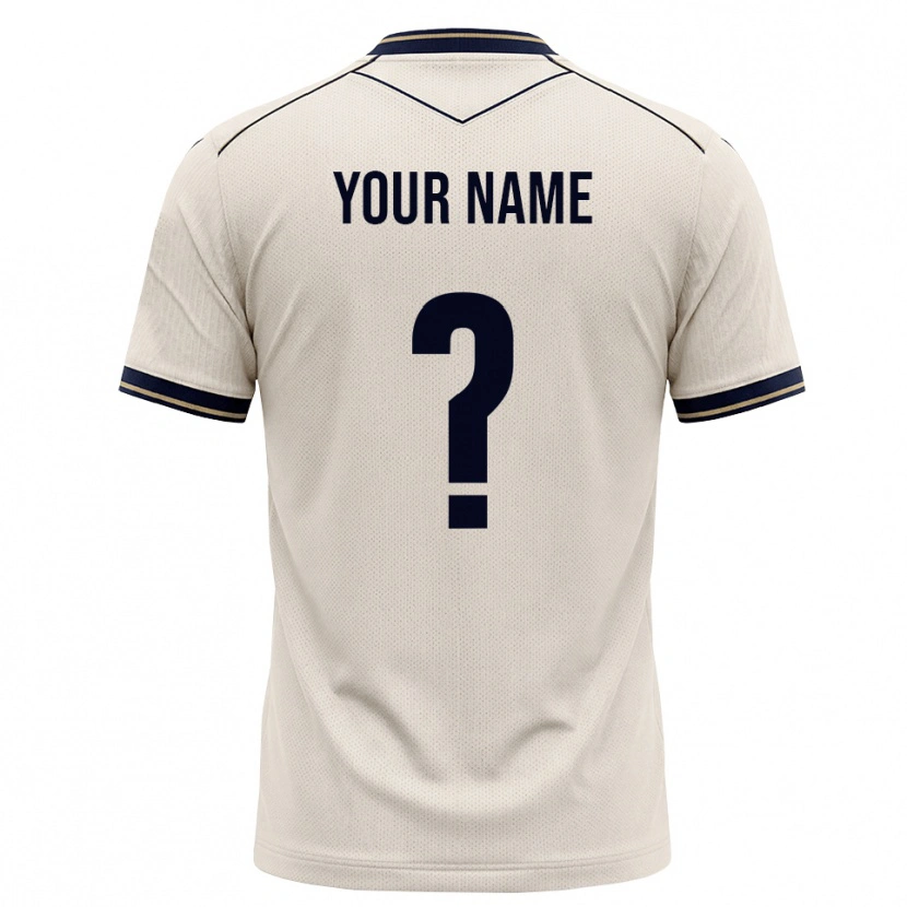 Danxen Herren Ihren Namen #0 Creme Tiefblau Auswärtstrikot Trikot 2026/27 T-Shirt Österreich