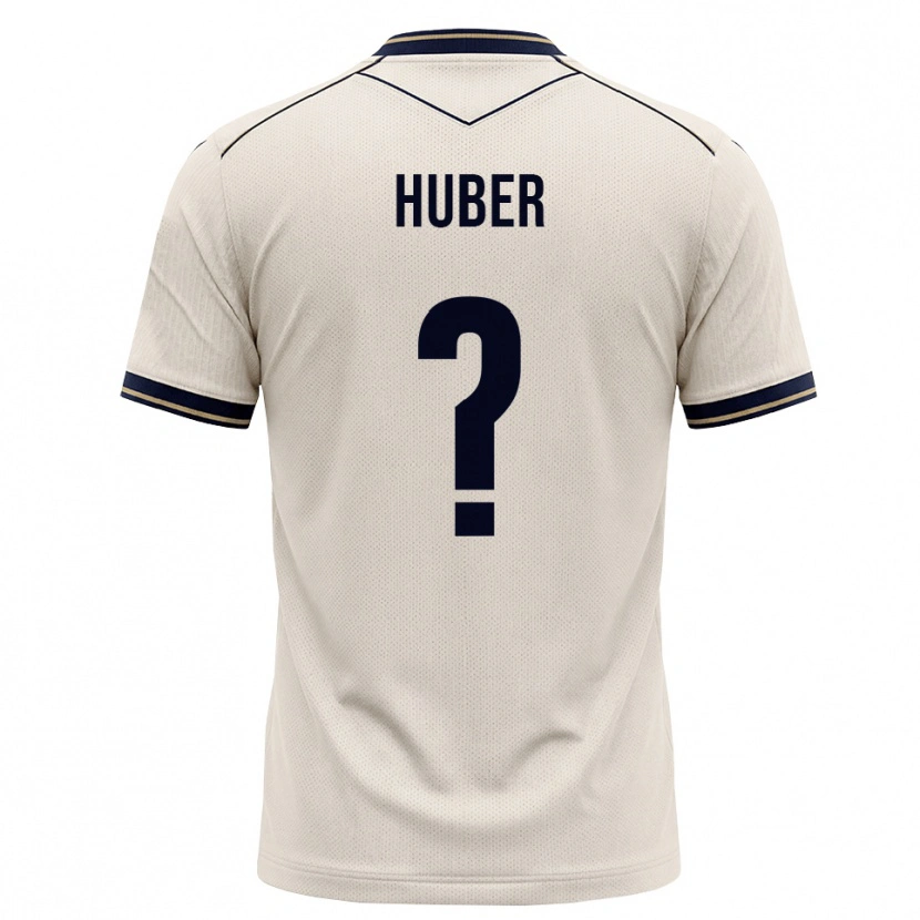 Danxen Herren Benedikt Huber #0 Creme Tiefblau Auswärtstrikot Trikot 2026/27 T-Shirt Österreich