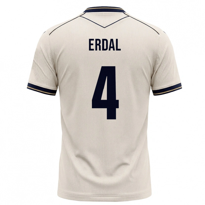 Danxen Herren İzzet Erdal #4 Creme Tiefblau Auswärtstrikot Trikot 2026/27 T-Shirt Österreich