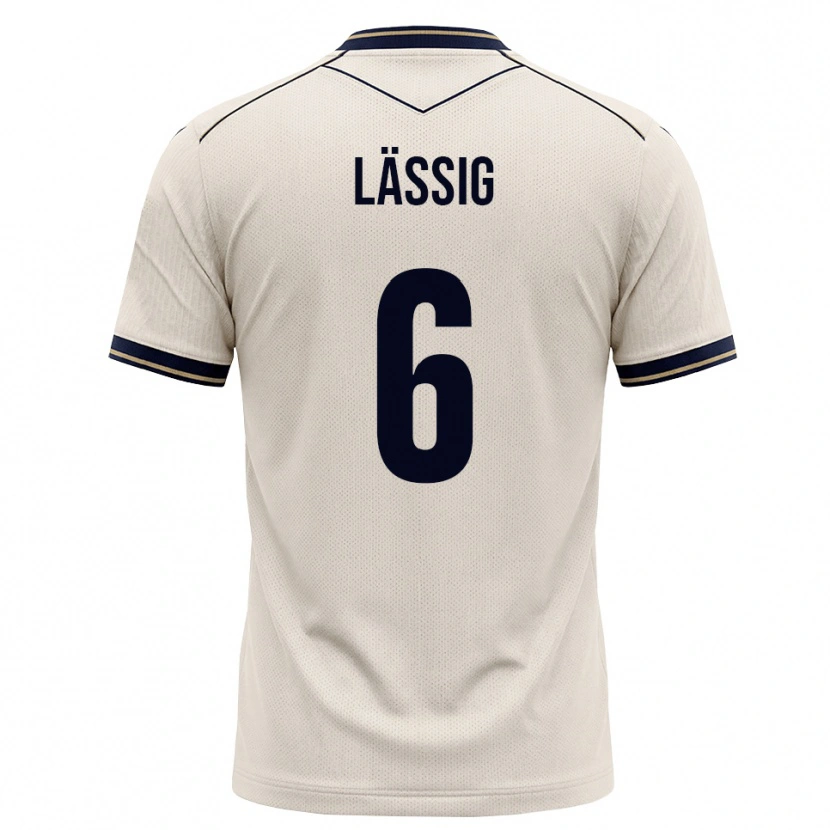 Danxen Herren Valentin Lässig #6 Creme Tiefblau Auswärtstrikot Trikot 2026/27 T-Shirt Österreich