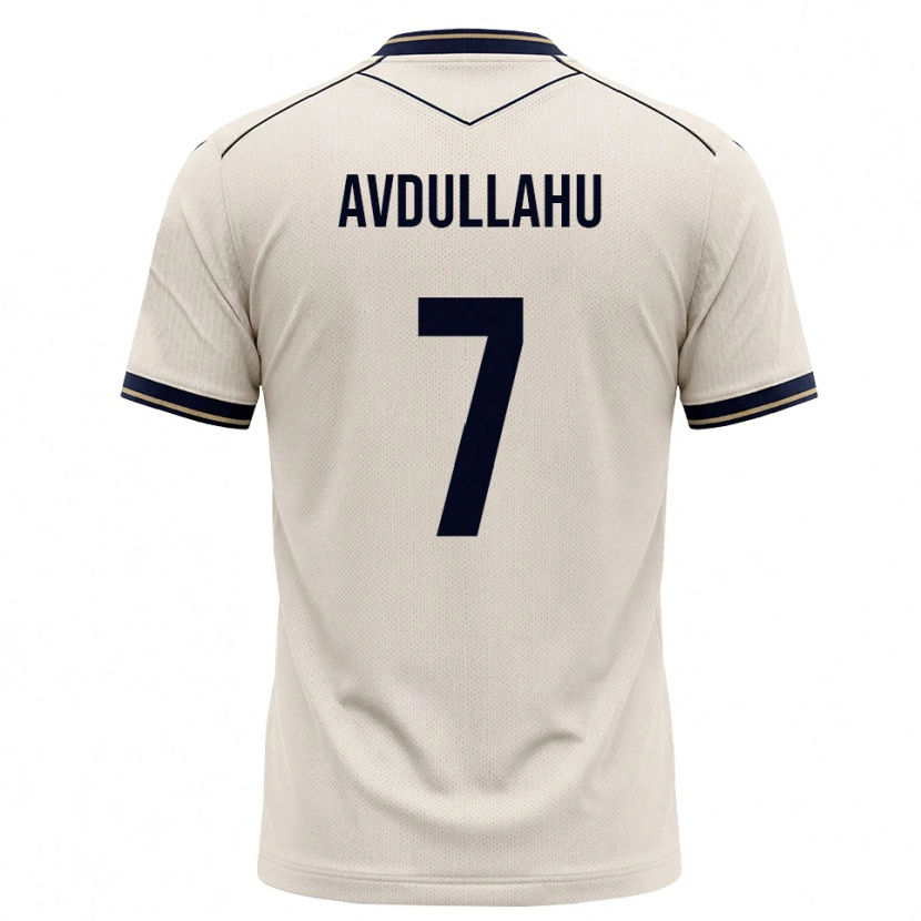 Danxen Herren Leon Avdullahu #7 Creme Tiefblau Auswärtstrikot Trikot 2026/27 T-Shirt Österreich
