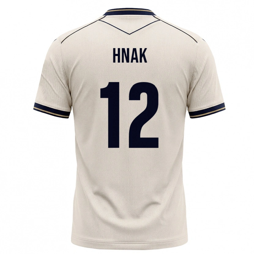 Danxen Herren Anwar Hnak #12 Creme Tiefblau Auswärtstrikot Trikot 2026/27 T-Shirt Österreich