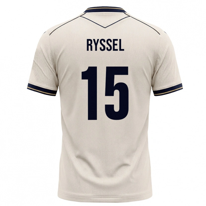 Danxen Herren Noah Ryssel #15 Creme Tiefblau Auswärtstrikot Trikot 2026/27 T-Shirt Österreich