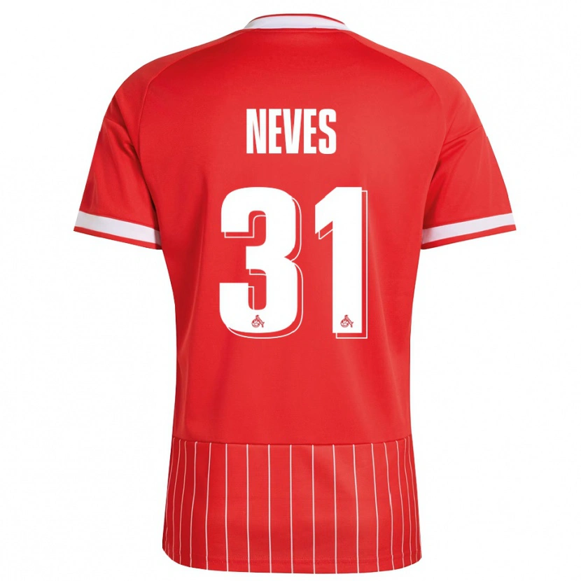 Danxen Herren Gil Neves #31 Rot Weiß Grün Auswärtstrikot Trikot 2026/27 T-Shirt Österreich