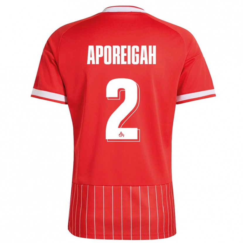 Danxen Herren Leo Aporeigah #2 Rot Weiß Grün Auswärtstrikot Trikot 2026/27 T-Shirt Österreich