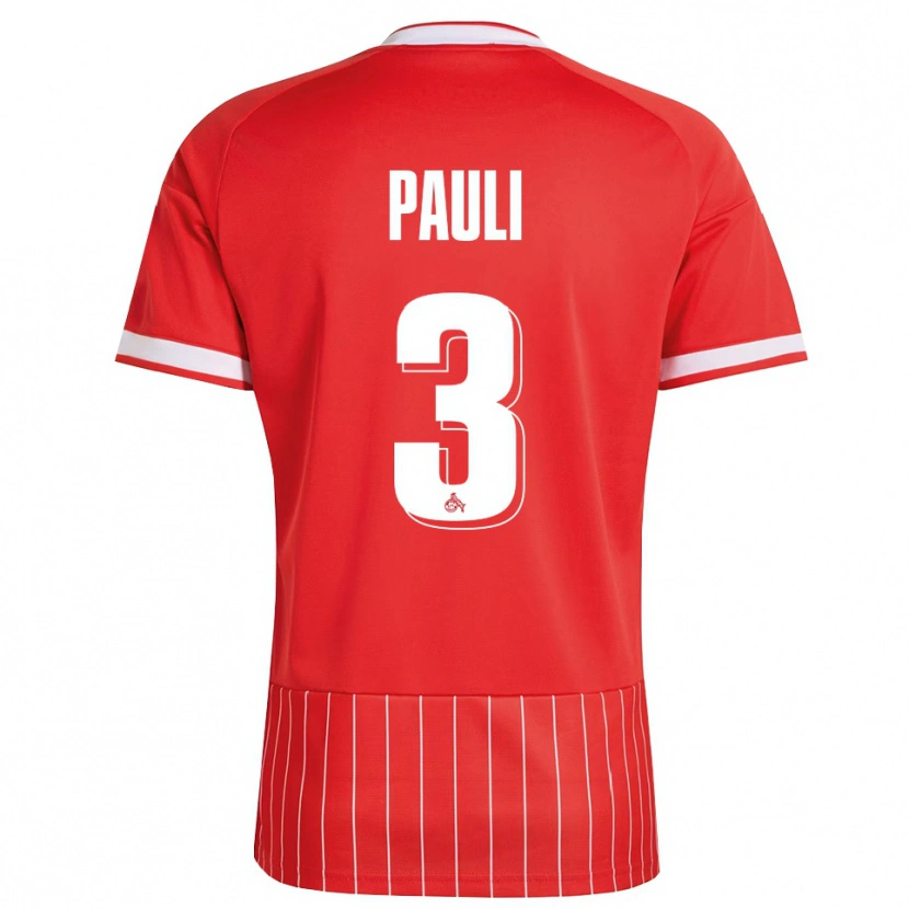 Danxen Herren Julian Pauli #3 Rot Weiß Grün Auswärtstrikot Trikot 2026/27 T-Shirt Österreich