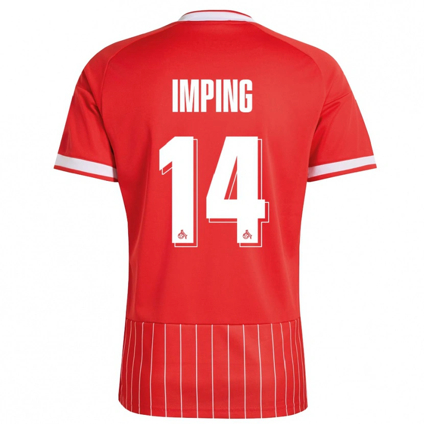 Danxen Herren Carlotta Imping #14 Rot Weiß Grün Auswärtstrikot Trikot 2026/27 T-Shirt Österreich