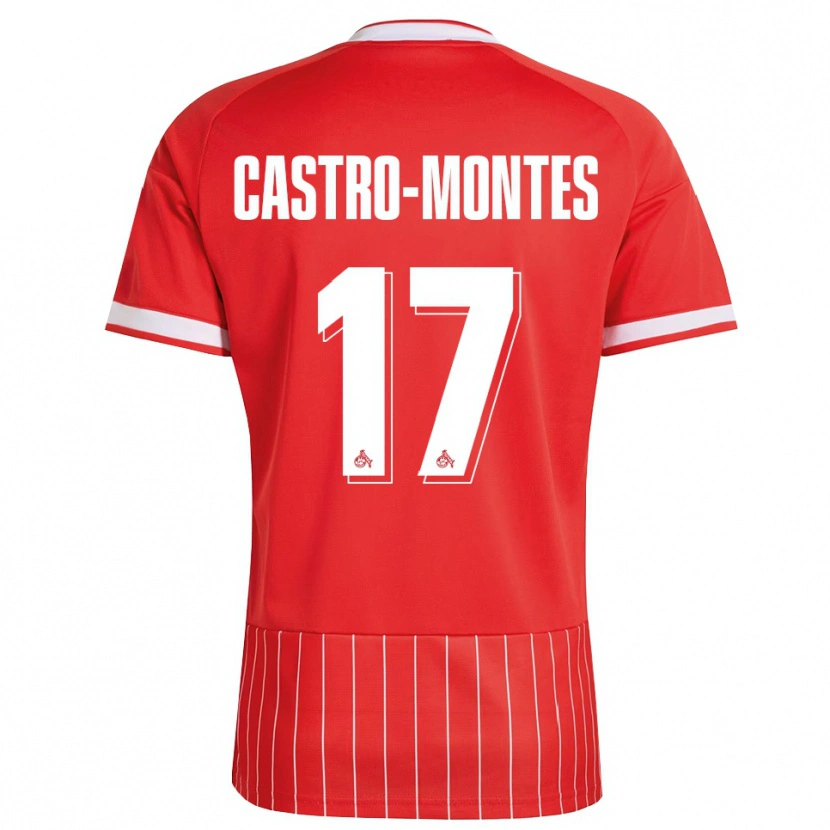 Danxen Herren Alessio Castro-Montes #17 Rot Weiß Grün Auswärtstrikot Trikot 2026/27 T-Shirt Österreich