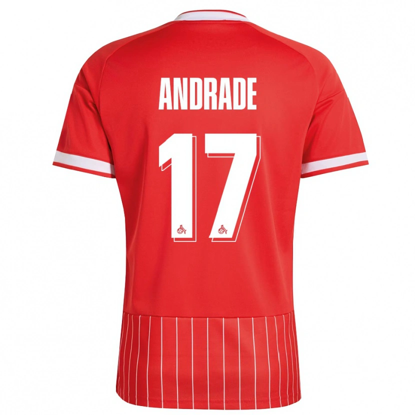 Danxen Herren Lydia Andrade #17 Rot Weiß Grün Auswärtstrikot Trikot 2026/27 T-Shirt Österreich