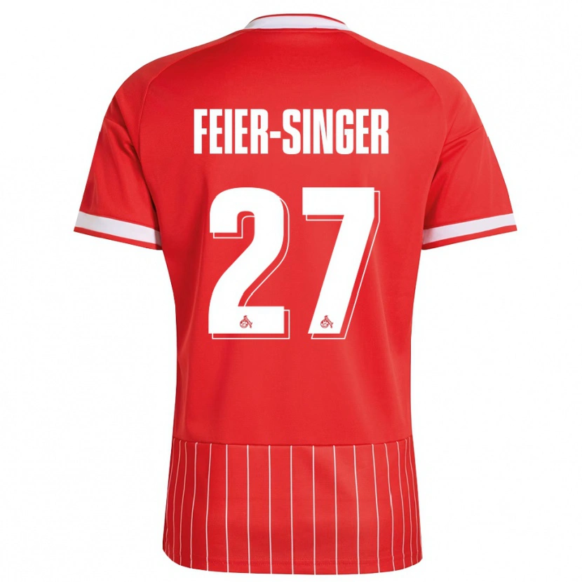Danxen Herren Laura Feier-Singer #27 Rot Weiß Grün Auswärtstrikot Trikot 2026/27 T-Shirt Österreich