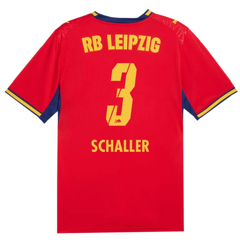 Danxen Herren Josefine Schaller #3 Rot Gelb Königsblau Auswärtstrikot Trikot 2026/27 T-Shirt Österreich