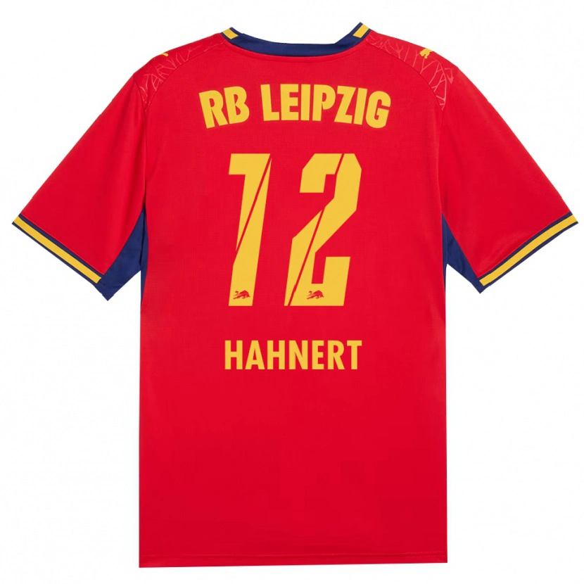 Danxen Herren Ole Hähnert #12 Rot Gelb Königsblau Auswärtstrikot Trikot 2026/27 T-Shirt Österreich