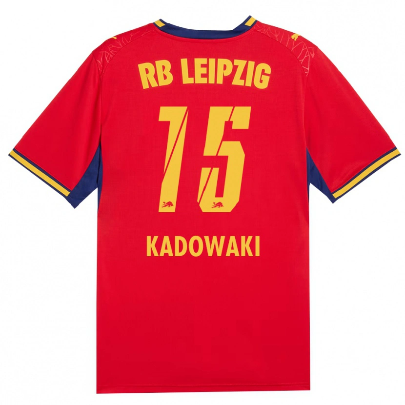 Danxen Herren Mai Kadowaki #15 Rot Gelb Königsblau Auswärtstrikot Trikot 2026/27 T-Shirt Österreich