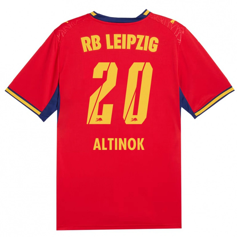 Danxen Herren Jannis Altinok #20 Rot Gelb Königsblau Auswärtstrikot Trikot 2026/27 T-Shirt Österreich