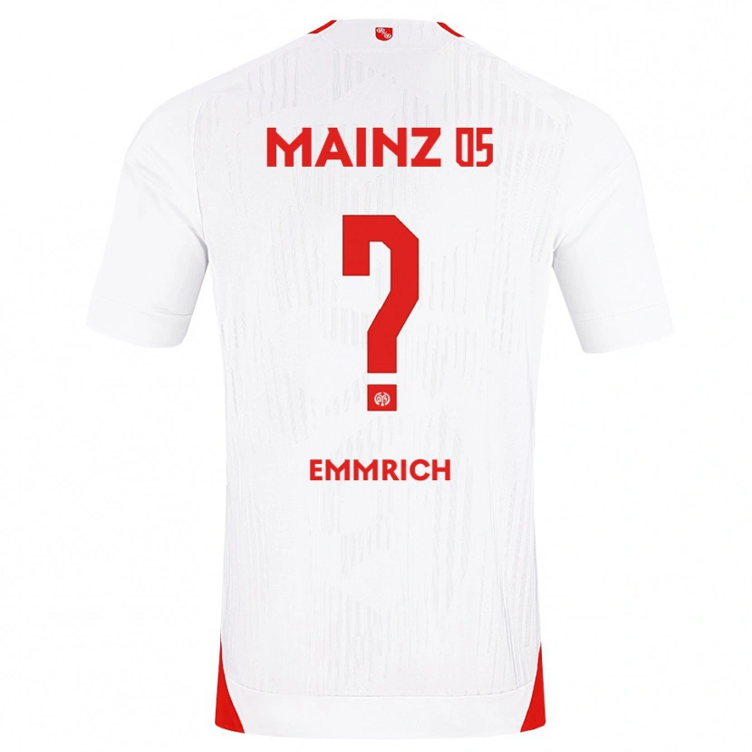 Danxen Herren Robin Emmrich #0 Weiß Rot Gelb Auswärtstrikot Trikot 2026/27 T-Shirt Österreich