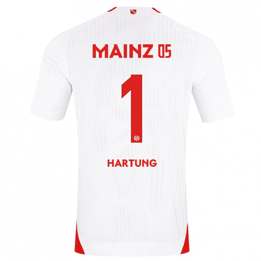 Danxen Herren Nick Hartung #1 Weiß Rot Gelb Auswärtstrikot Trikot 2026/27 T-Shirt Österreich