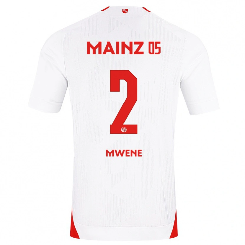 Danxen Herren Phillipp Mwene #2 Weiß Rot Gelb Auswärtstrikot Trikot 2026/27 T-Shirt Österreich