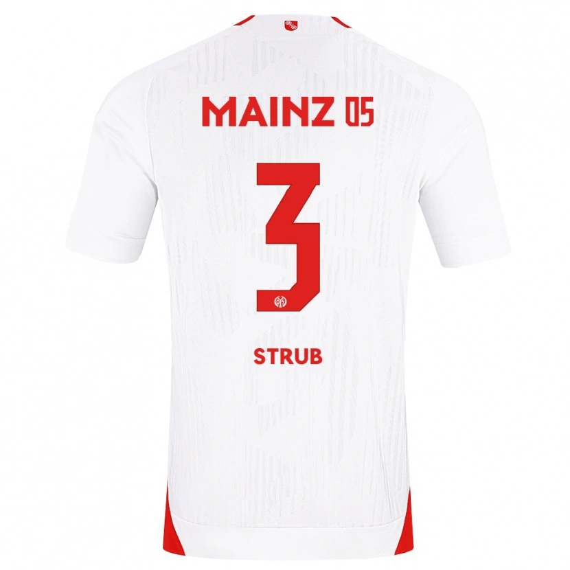 Danxen Herren Jona Strub #3 Weiß Rot Gelb Auswärtstrikot Trikot 2026/27 T-Shirt Österreich