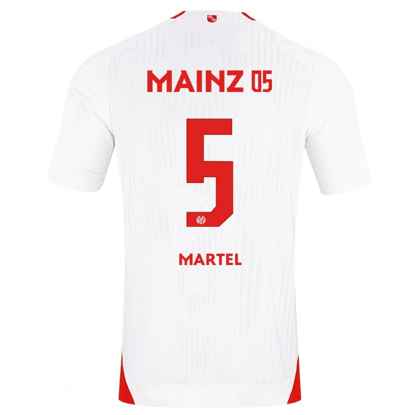 Danxen Herren Eric Martel #5 Weiß Rot Gelb Auswärtstrikot Trikot 2026/27 T-Shirt Österreich