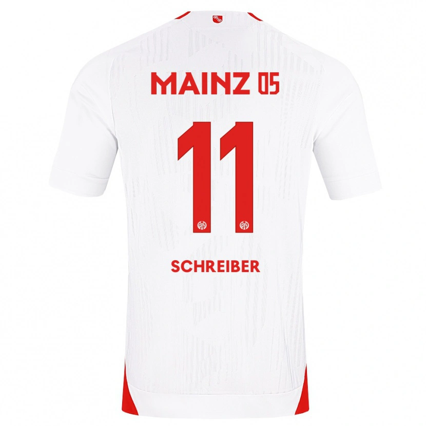 Danxen Herren Philipp Schreiber #11 Weiß Rot Gelb Auswärtstrikot Trikot 2026/27 T-Shirt Österreich