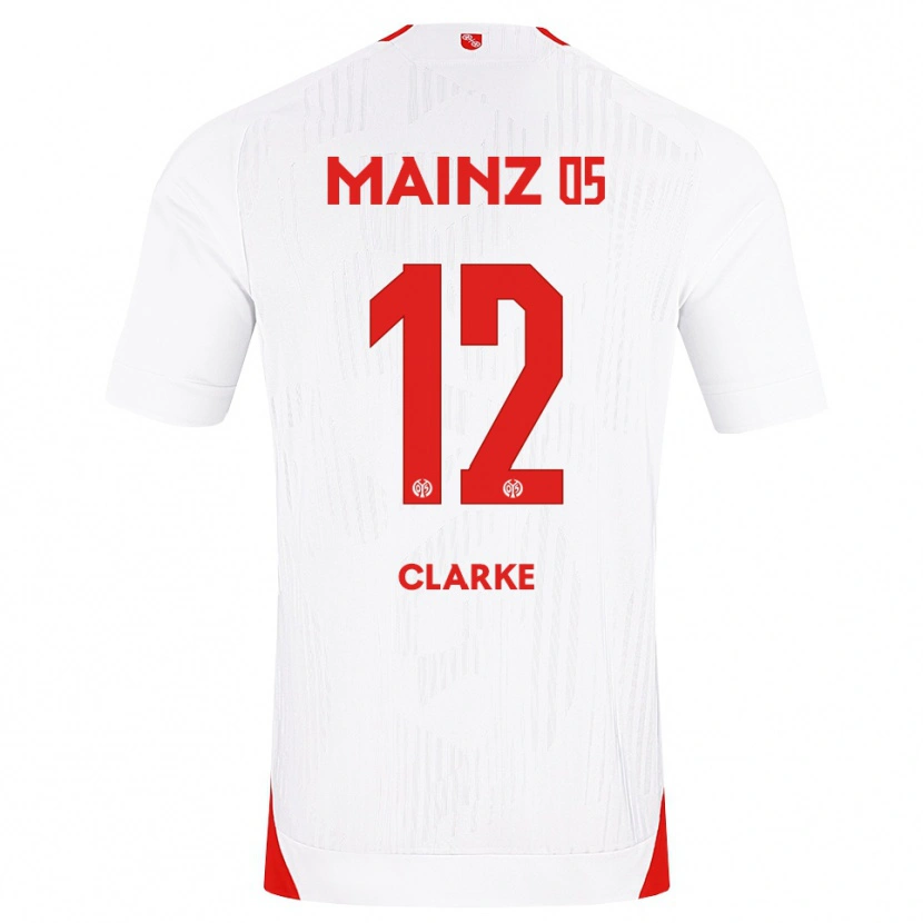Danxen Herren Sarah Clarke #12 Weiß Rot Gelb Auswärtstrikot Trikot 2026/27 T-Shirt Österreich