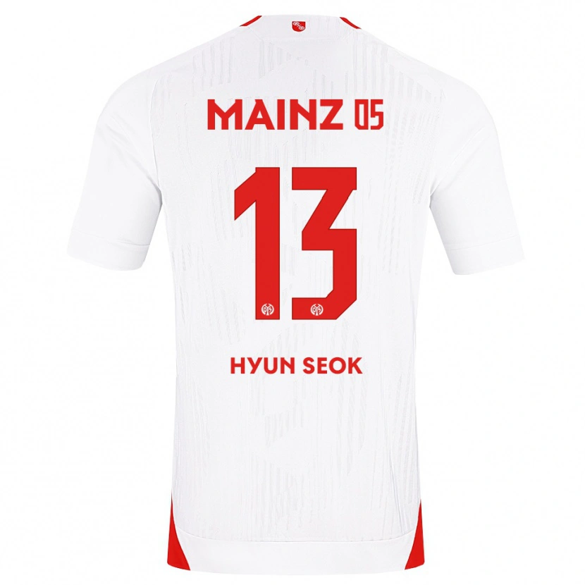Danxen Herren Hyun-Seok Hong #13 Weiß Rot Gelb Auswärtstrikot Trikot 2026/27 T-Shirt Österreich