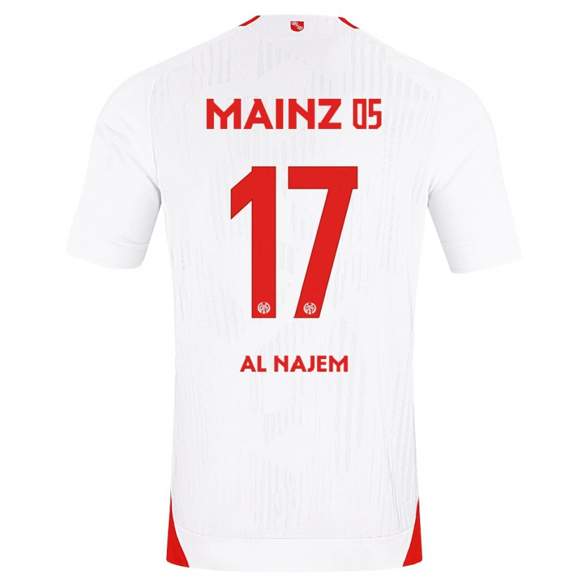 Danxen Herren Salma Al Najem #17 Weiß Rot Gelb Auswärtstrikot Trikot 2026/27 T-Shirt Österreich