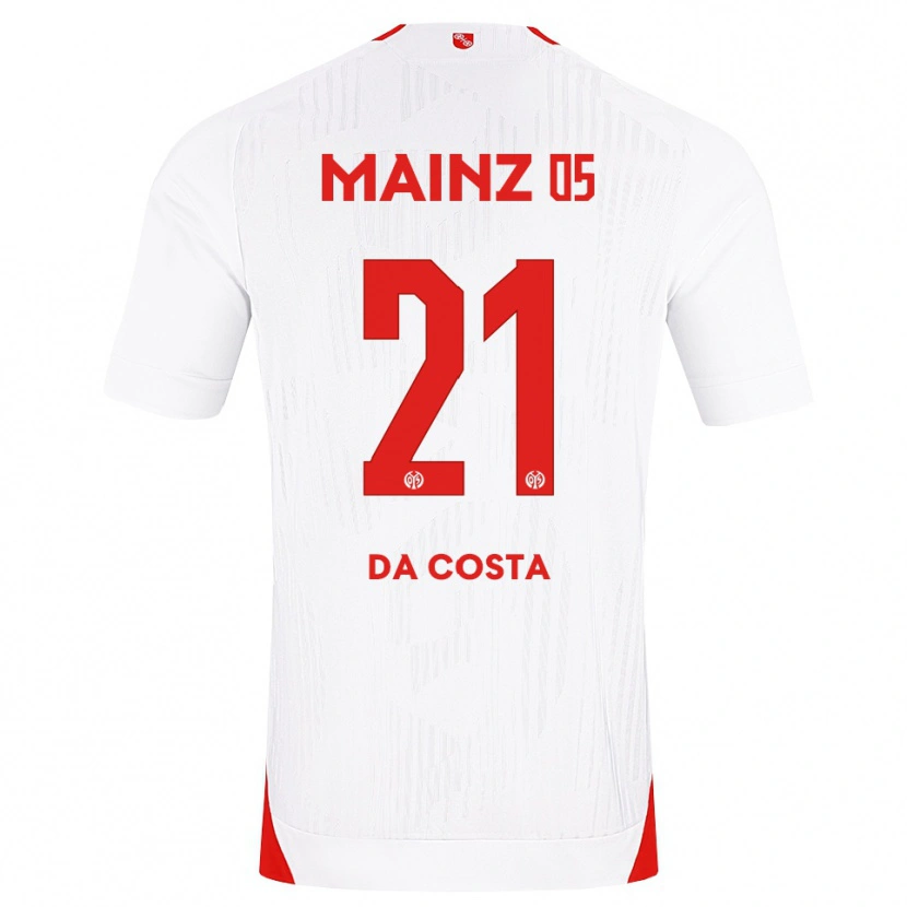 Danxen Herren Danny Da Costa #21 Weiß Rot Gelb Auswärtstrikot Trikot 2026/27 T-Shirt Österreich