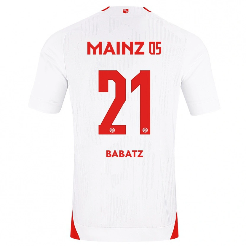 Danxen Herren Louis Babatz #21 Weiß Rot Gelb Auswärtstrikot Trikot 2026/27 T-Shirt Österreich