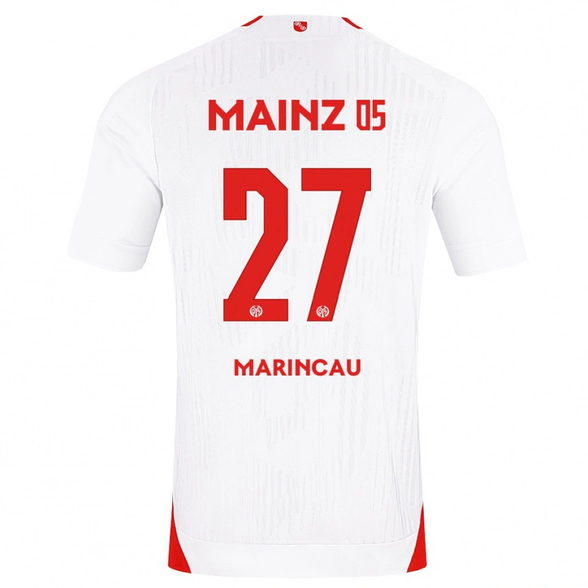 Danxen Herren Emanuel Marincău #27 Weiß Rot Gelb Auswärtstrikot Trikot 2026/27 T-Shirt Österreich