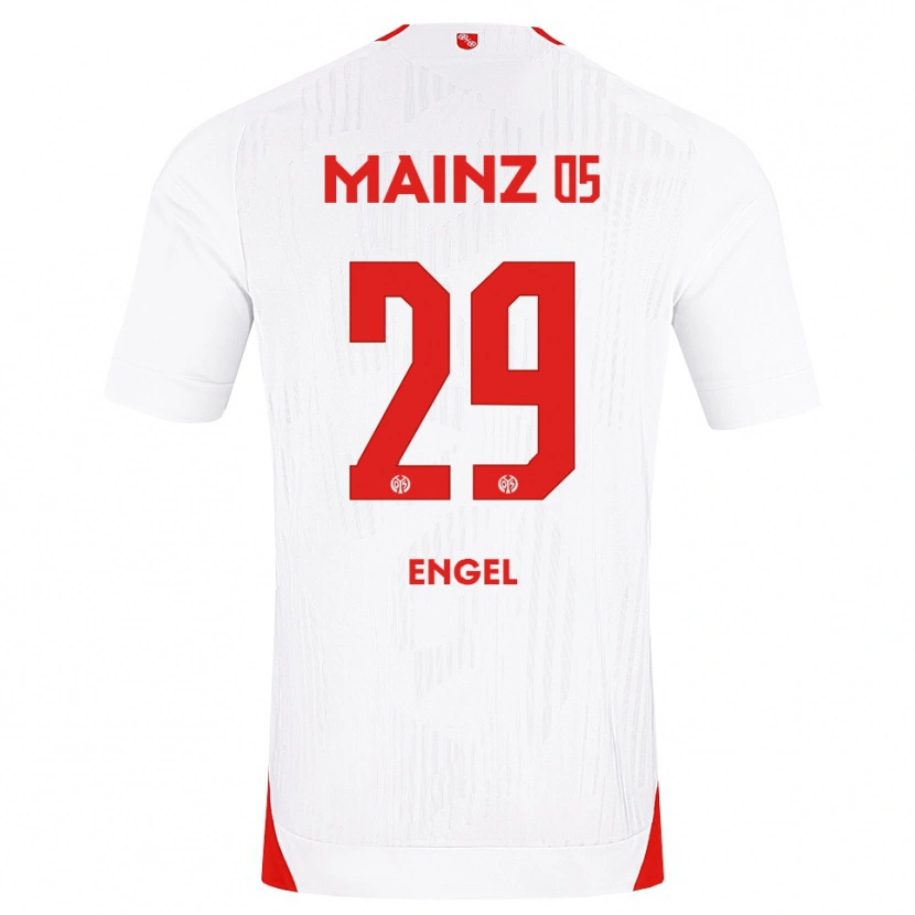 Danxen Herren Fritz Engel #29 Weiß Rot Gelb Auswärtstrikot Trikot 2026/27 T-Shirt Österreich