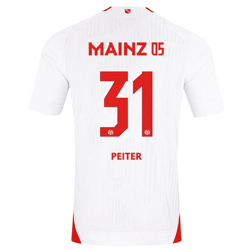 Danxen Herren Chiara Peiter #31 Weiß Rot Gelb Auswärtstrikot Trikot 2026/27 T-Shirt Österreich