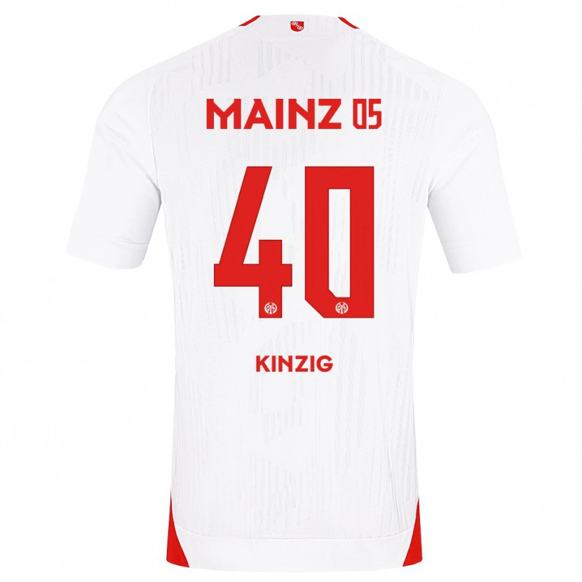 Danxen Herren Maximilian Kinzig #40 Weiß Rot Gelb Auswärtstrikot Trikot 2026/27 T-Shirt Österreich