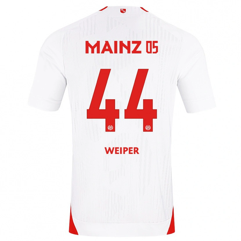 Danxen Herren Nelson Weiper #44 Weiß Rot Gelb Auswärtstrikot Trikot 2026/27 T-Shirt Österreich