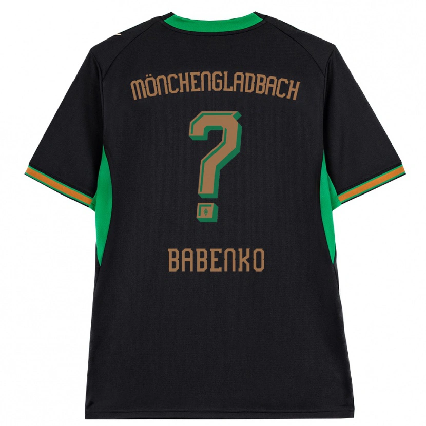 Danxen Herren Artur Babenko #0 Schwarz Orange Grün Braun Auswärtstrikot Trikot 2026/27 T-Shirt Österreich