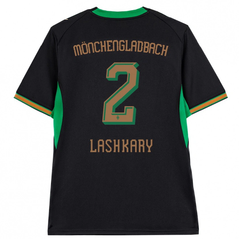 Danxen Herren Roman Lashkary #2 Schwarz Orange Grün Braun Auswärtstrikot Trikot 2026/27 T-Shirt Österreich
