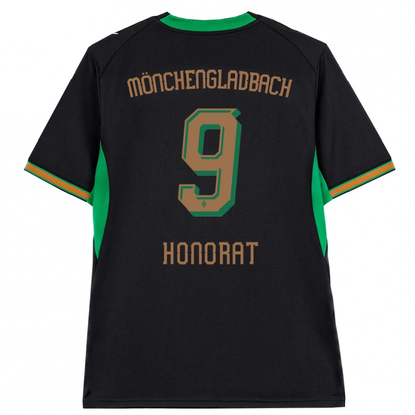 Danxen Herren Franck Honorat #9 Schwarz Orange Grün Braun Auswärtstrikot Trikot 2026/27 T-Shirt Österreich