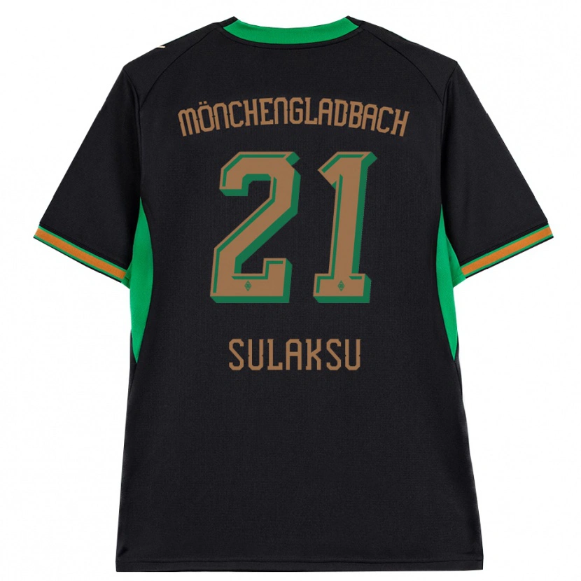 Danxen Herren Ozan Sulaksu #21 Schwarz Orange Grün Braun Auswärtstrikot Trikot 2026/27 T-Shirt Österreich