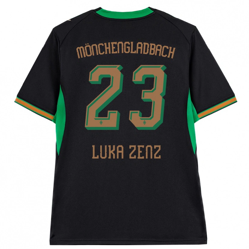 Danxen Herren Paul Luka Zenz #23 Schwarz Orange Grün Braun Auswärtstrikot Trikot 2026/27 T-Shirt Österreich
