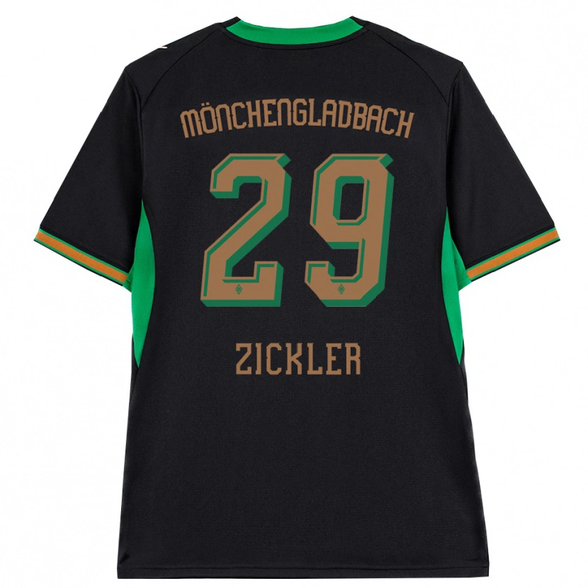 Danxen Herren Jakob Zickler #29 Schwarz Orange Grün Braun Auswärtstrikot Trikot 2026/27 T-Shirt Österreich