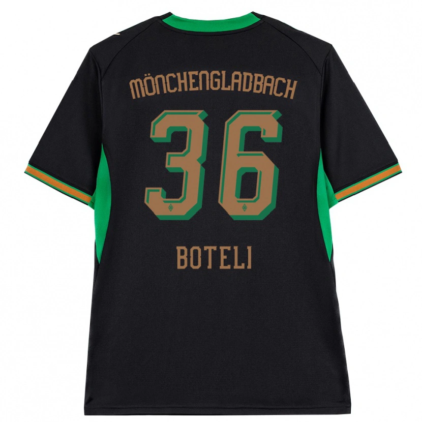 Danxen Herren Winsley Boteli #36 Schwarz Orange Grün Braun Auswärtstrikot Trikot 2026/27 T-Shirt Österreich