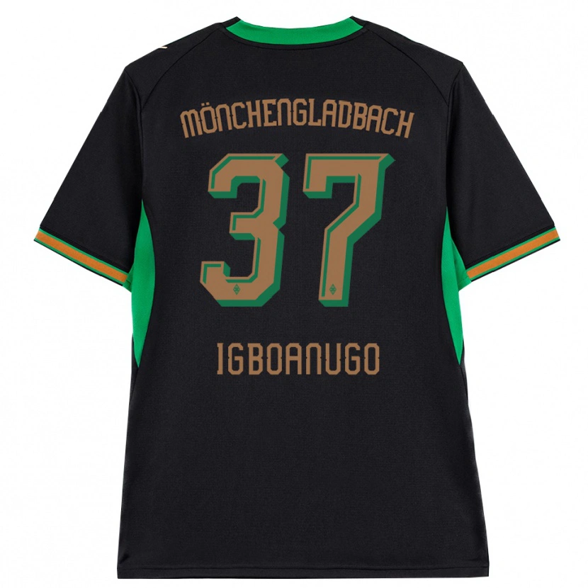 Danxen Herren David Igboanugo #37 Schwarz Orange Grün Braun Auswärtstrikot Trikot 2026/27 T-Shirt Österreich