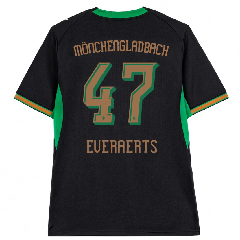 Danxen Herren Kim Everaerts #47 Schwarz Orange Grün Braun Auswärtstrikot Trikot 2026/27 T-Shirt Österreich