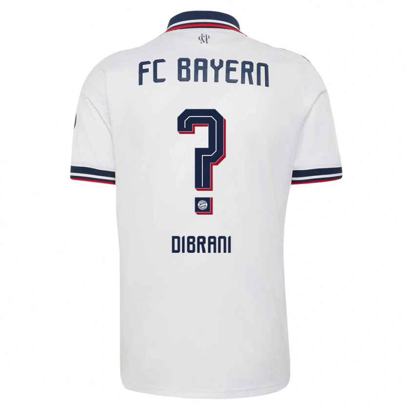 Danxen Herren Benjamin Dibrani #0 Weiß Grau Rot Auswärtstrikot Trikot 2026/27 T-Shirt Österreich