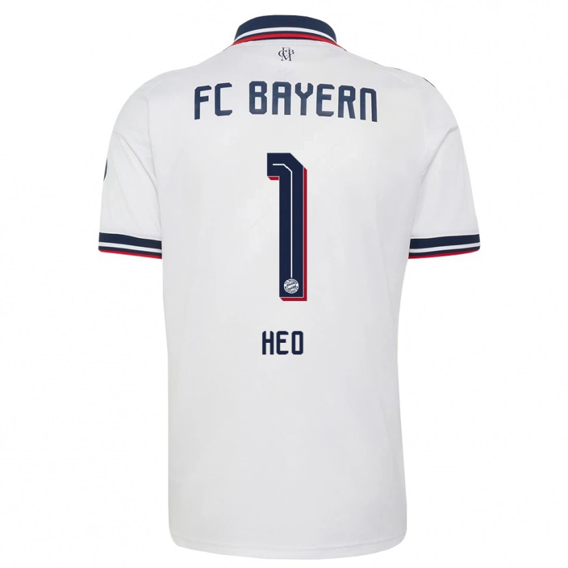Danxen Herren Jae-Won Heo #1 Weiß Grau Rot Auswärtstrikot Trikot 2026/27 T-Shirt Österreich