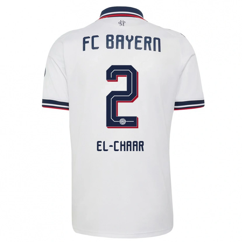 Danxen Herren Adam El-Chaar #2 Weiß Grau Rot Auswärtstrikot Trikot 2026/27 T-Shirt Österreich